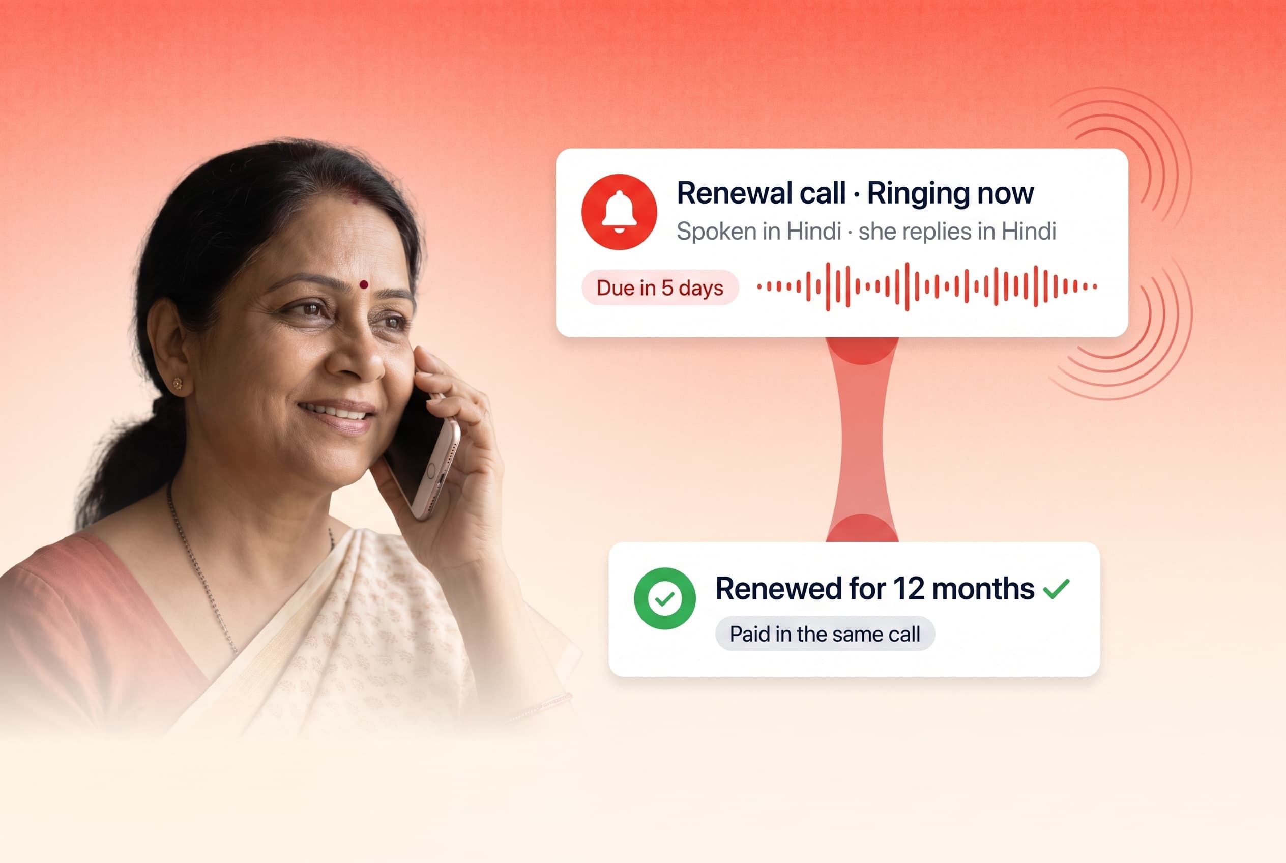 Advisor speaking with a customer