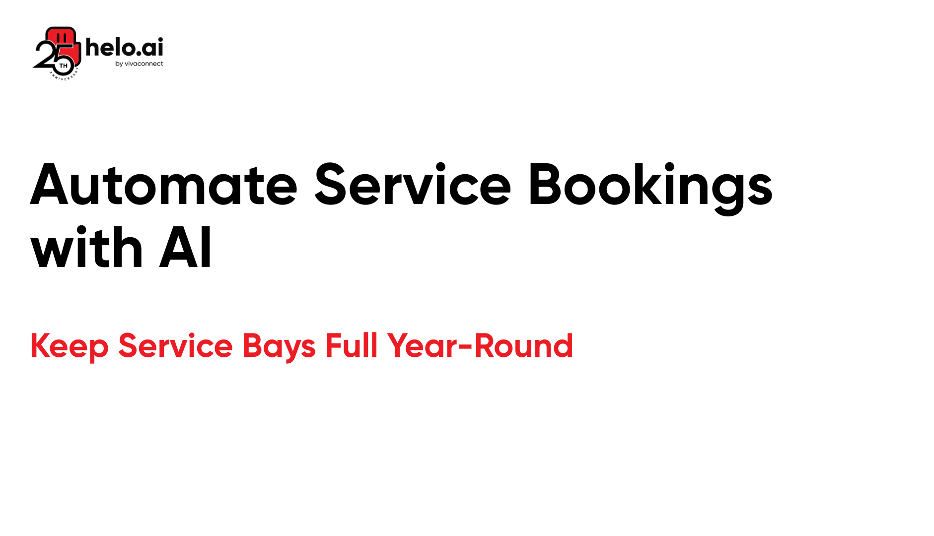 AI Voice Bot for Service Reminders and Booking