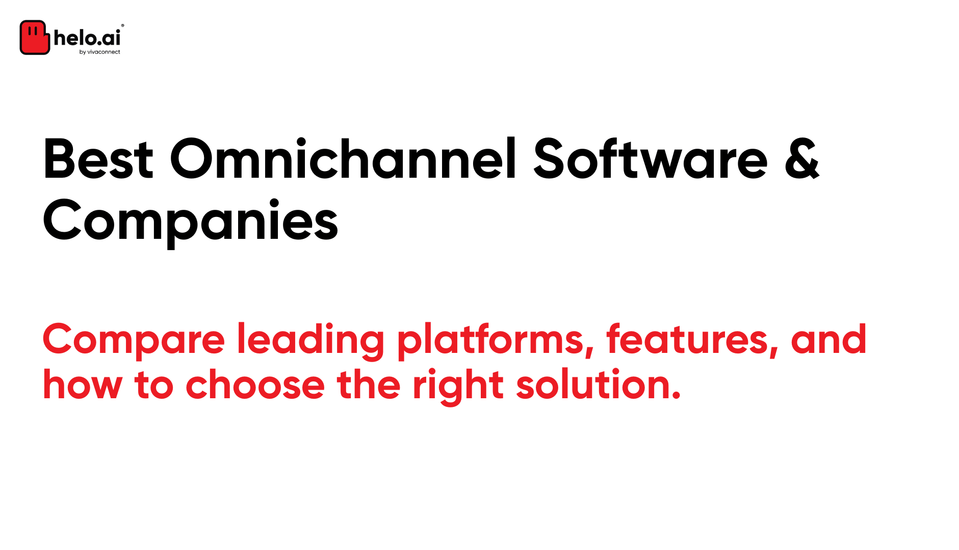 Best Omnichannel Software
