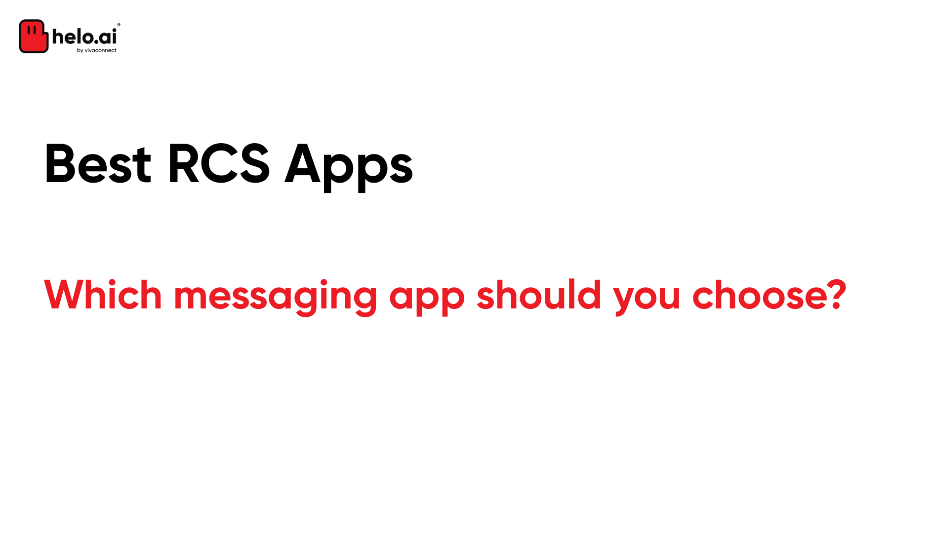 Best RCS Apps