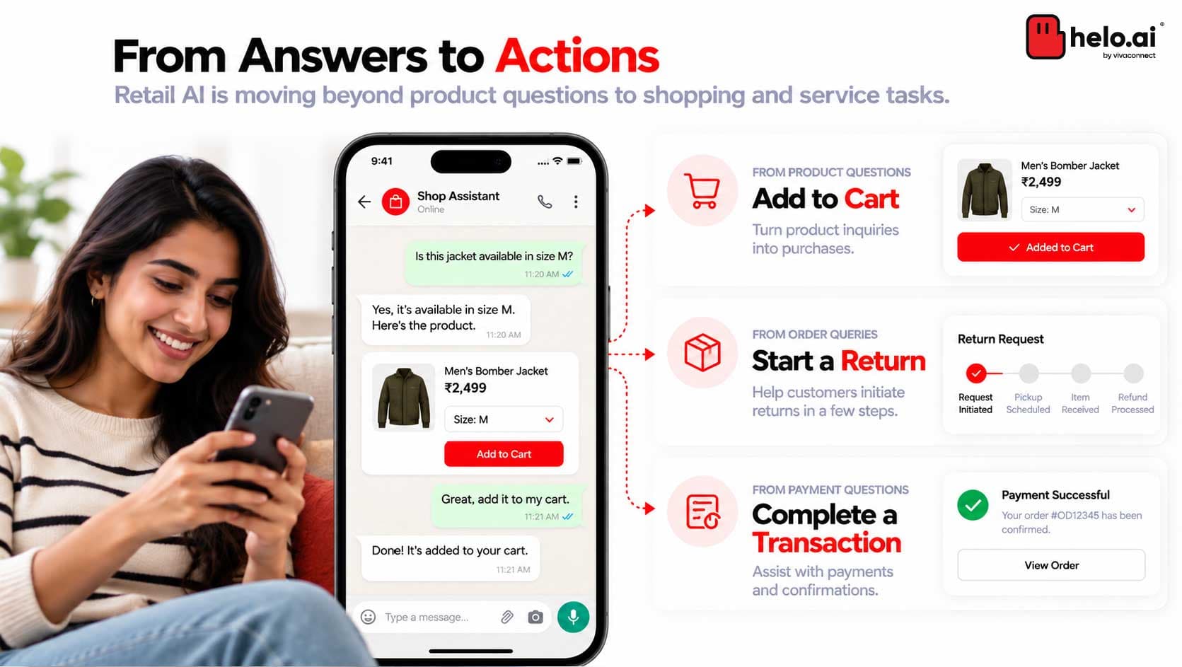 From Answers to Actions