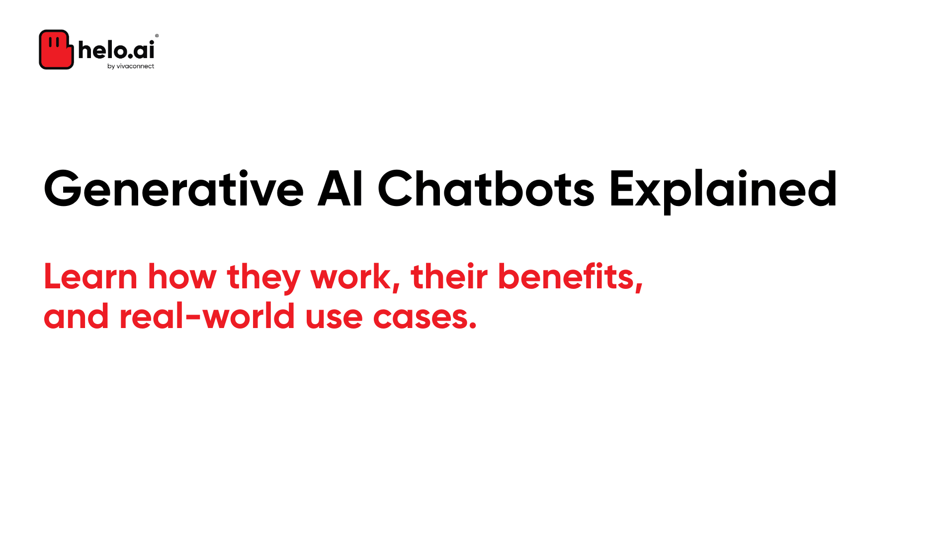 Generative AI Chatbots