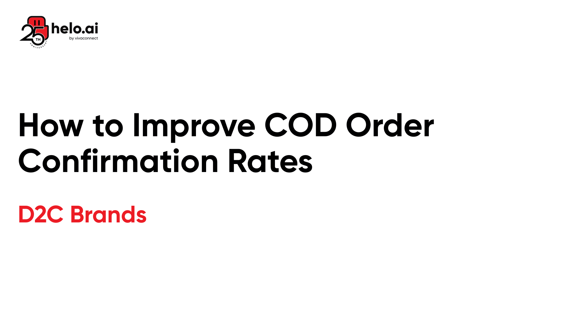 How to Improve COD Order Confirmation Rates