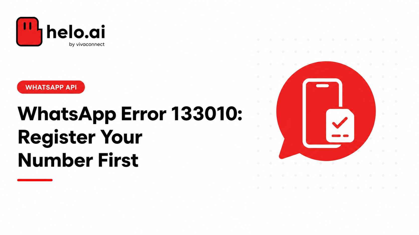 WhatsApp Error 133010