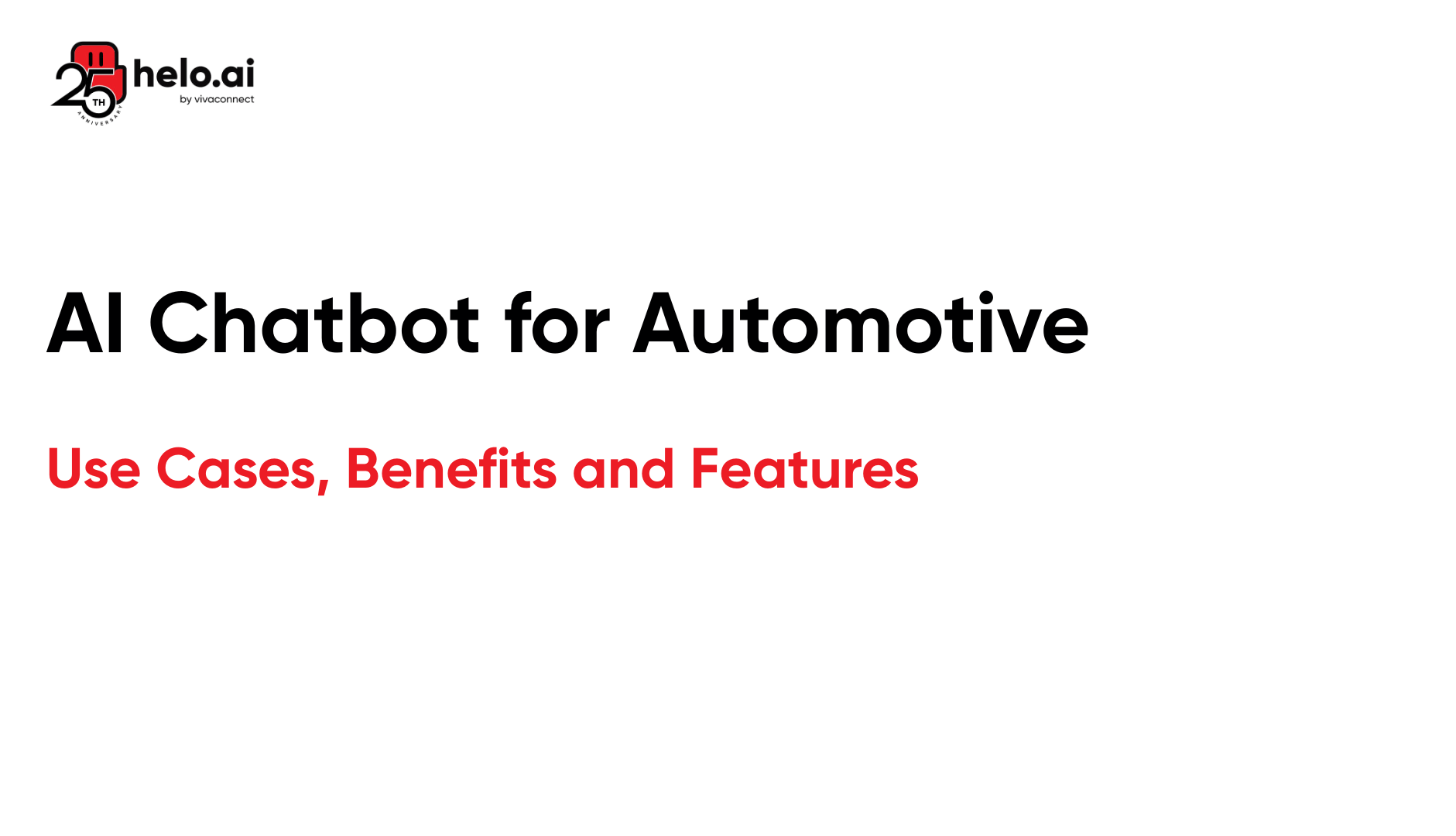 AI Chatbot for Automotive