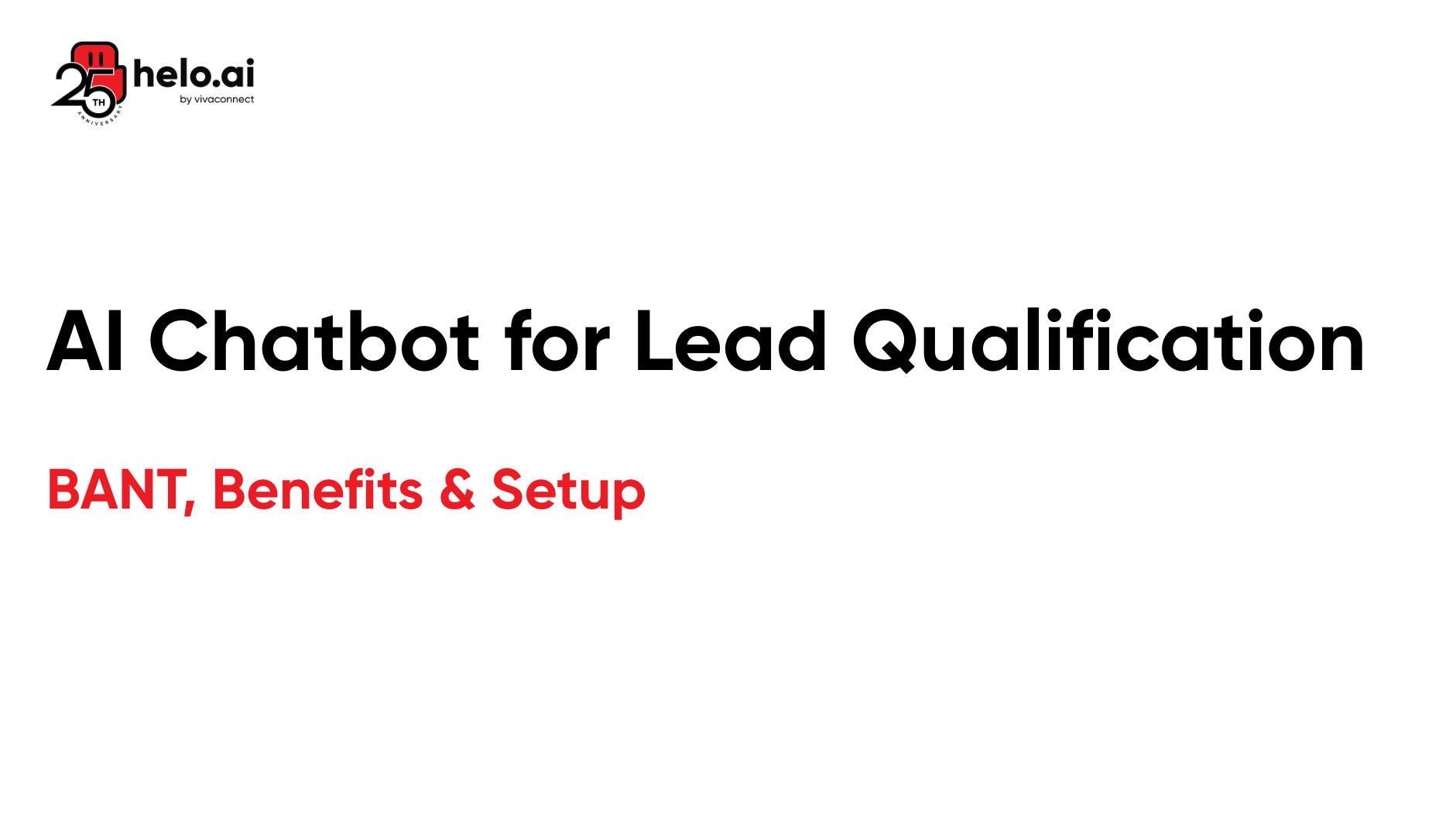 AI Chatbot for Lead Qualification