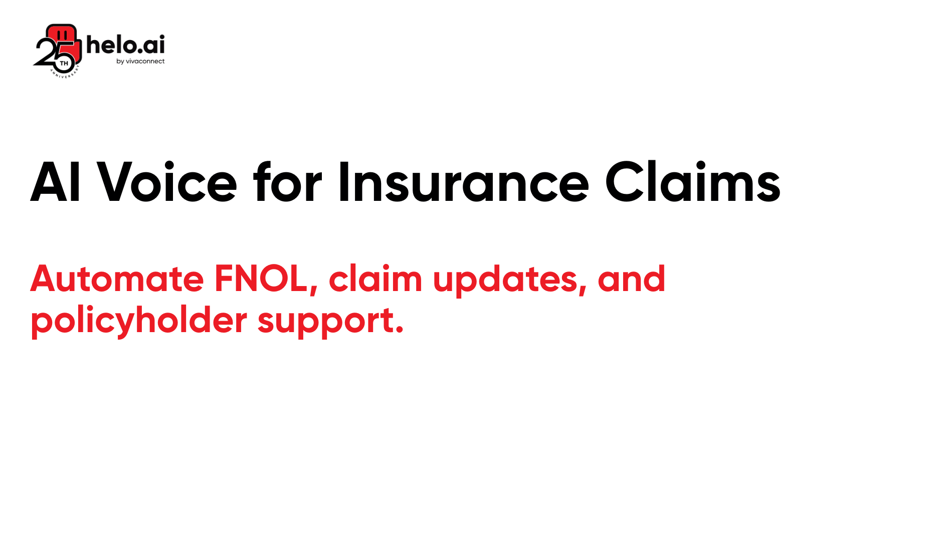 AI Voice for Insurance Claims