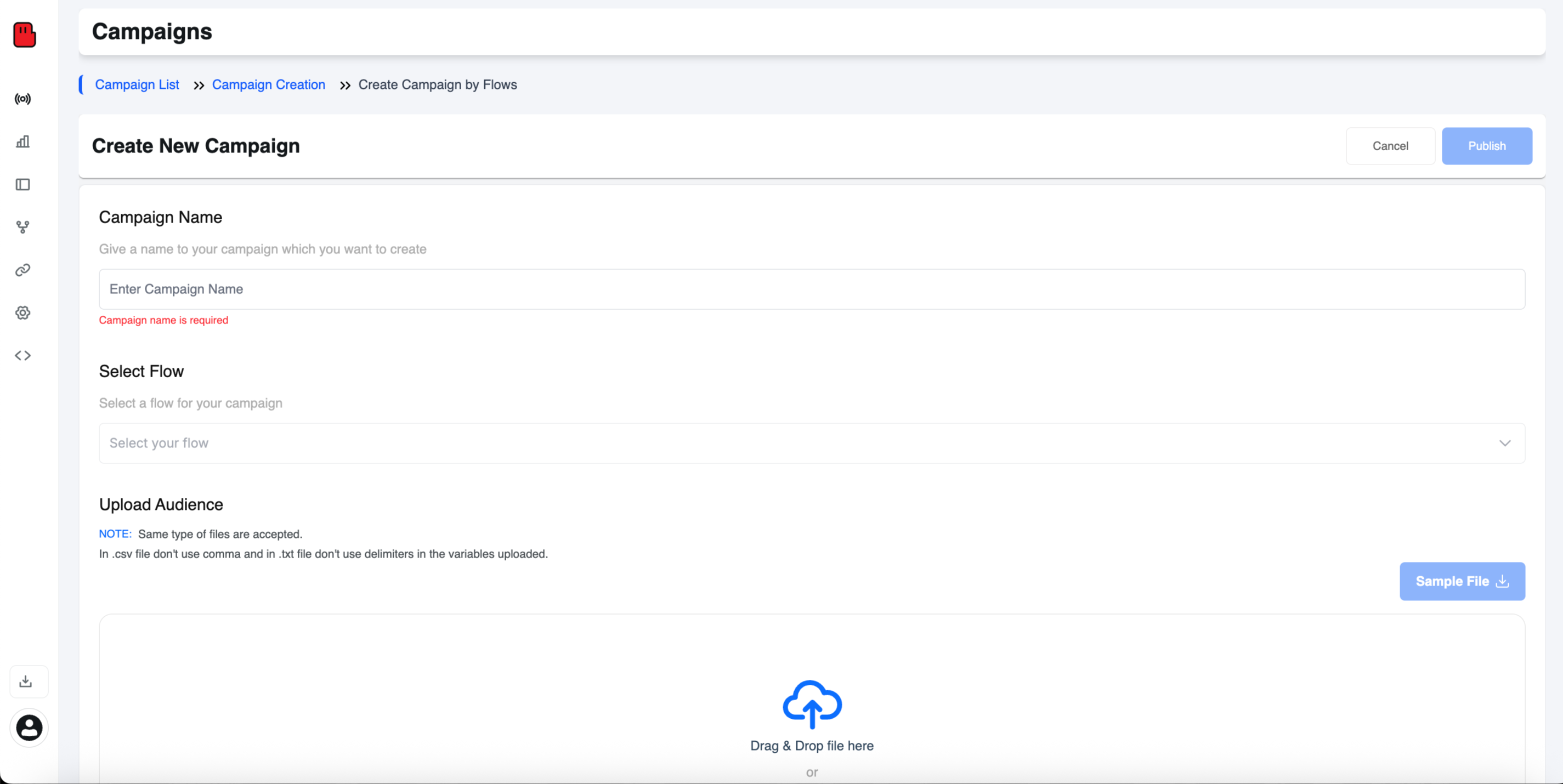 Configure Your Campaign Details