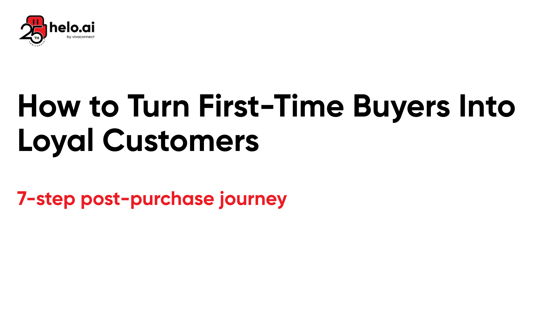 How to Turn First-Time Buyers Into Loyal Customers
