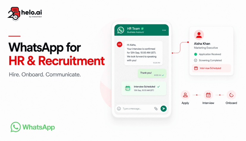 WhatsApp Business API for HR & Recruitments
