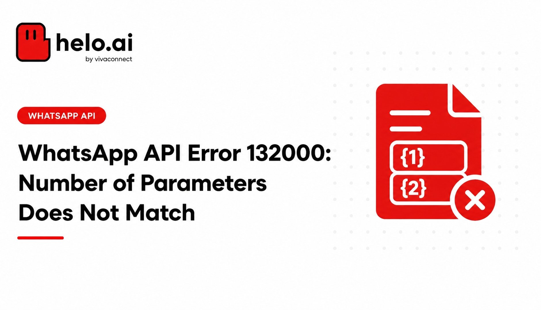 Error 132000 — Number of Parameters Does Not Match